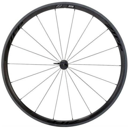 Zipp Wiel v 202 carbon clincher 18 spk beyond blac Zwart