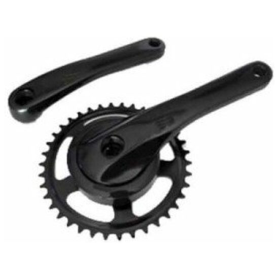 Gazelle Crankset 38T 170mm 3/32 Gaz LH alu z/stofkap 37131530050 Black