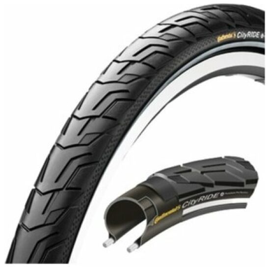 Continental Buitenband 28x1.75 47-622 Con City Ride ZWART