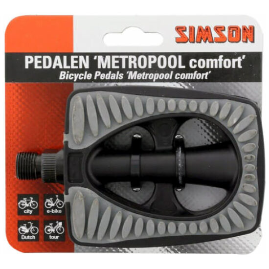 Simson Pedalen Metropool comfort anti-slip 021984