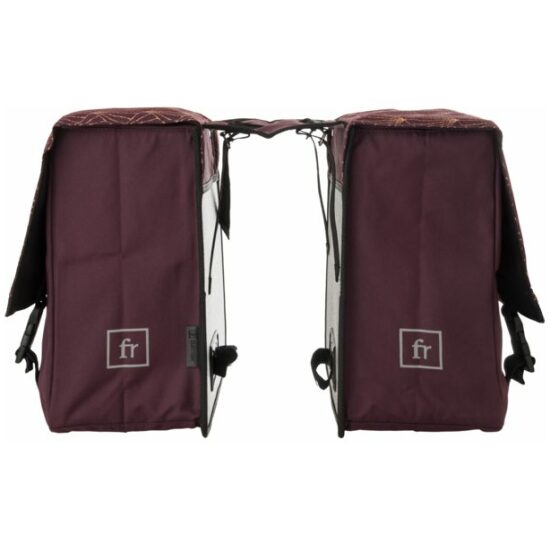 Fastrider Tas dubbel FR Nara aubergine m/print 33ltr 36x31x15 20110901-547 Paars - Afbeelding 2