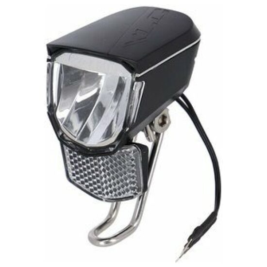 Xlc Koplamp Ebike 6/48V Sirius led 45lux I/O CL-D06 kroonbev Zwart