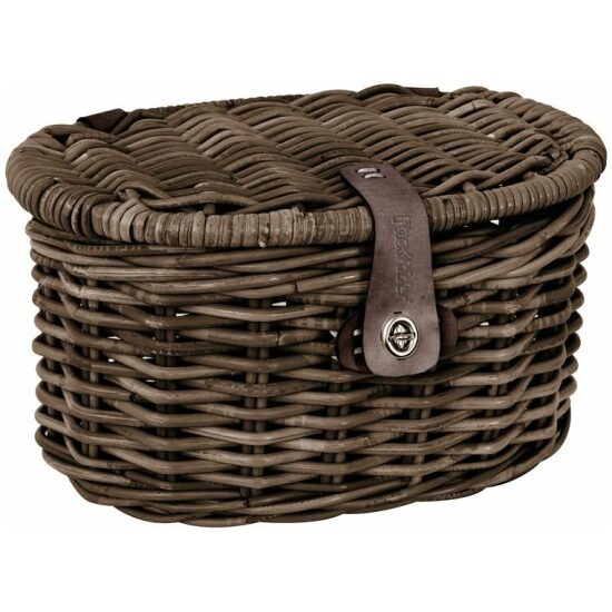 Fastrider Mand riet/rotan FR Junior ovaal m/klep 9ltr 36x24x21 20300306 Bruin