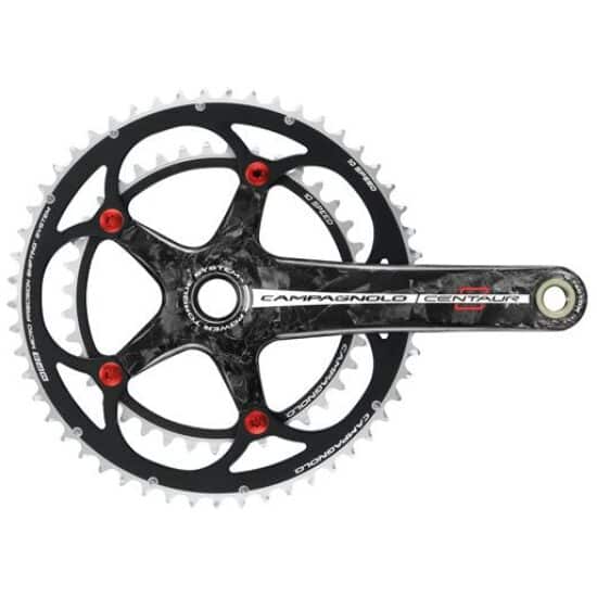 Campagnolo CRANKSTEL CA CENTAUR R&B PT 10V CB 170 39/53 ZWART/ROOD