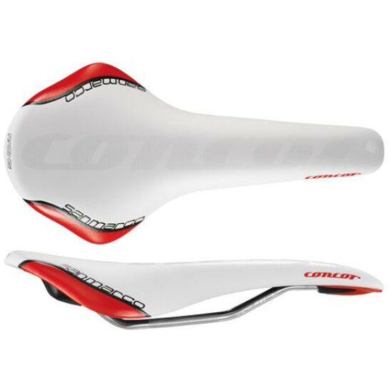 Selle San Marco ZADEL SM CONCOR RACING RED WI/RO WIT/ROOD