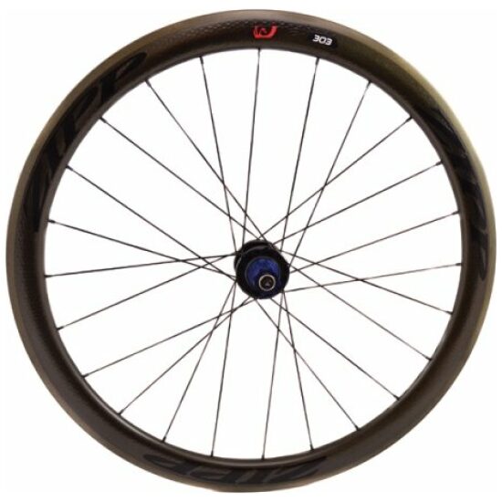 Zipp Wiel a 303 carbon clincher 24 spk campa body Zwart