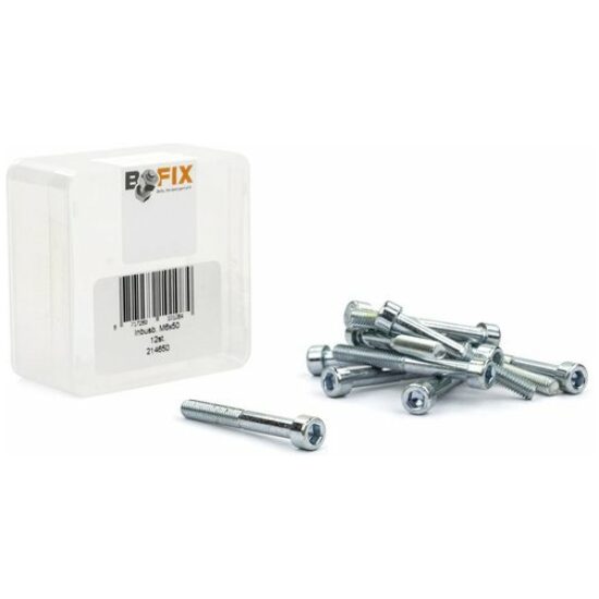 Bofix Bout M6x50 inbus zink (wp12) Zilver - Afbeelding 2