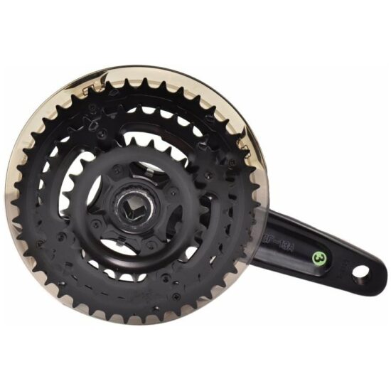 Lasco Crankset 48x38x28T 170 -5mm Zwart