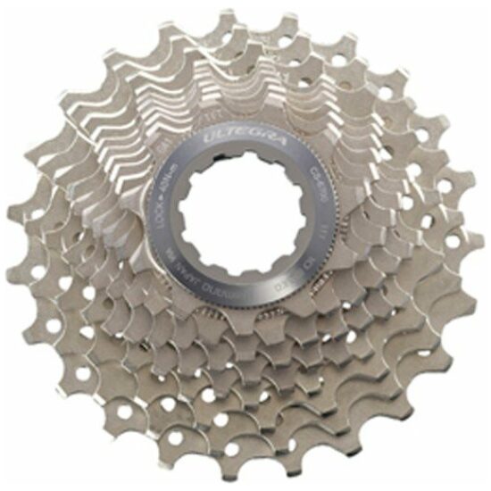 Shimano 10v Cassette 10V 11/23T Shim CS-6700 Ult 11,12,13,14,15,16,17,19,21,23 Zilver