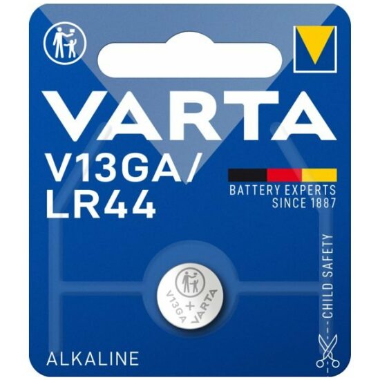 Varta Batterij knoopcel 1.5V LR44/V13GA/A76 11X5.5 alkaline Zilver