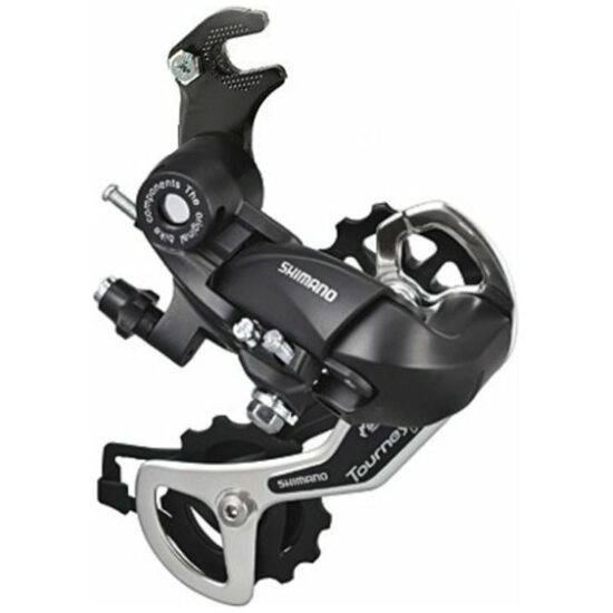 Shimano 6v/7v A.Derailleur 6/7V Shim RDTY300B Tourney m/haak B-Type Zwart