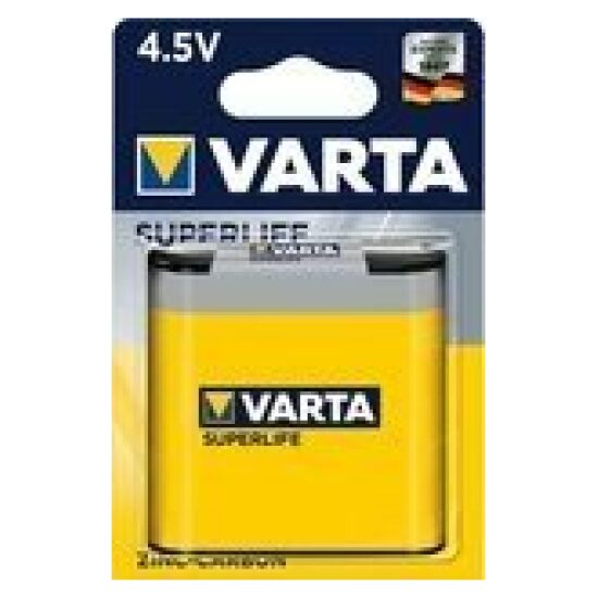 Varta Batterij 4.5V plat 3R12 longlife 2012 Normal Geel