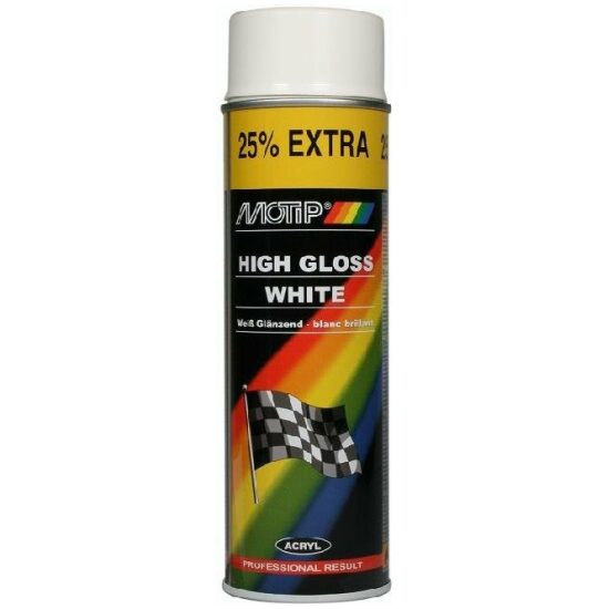 Motip Basic paint white high gloss Wit