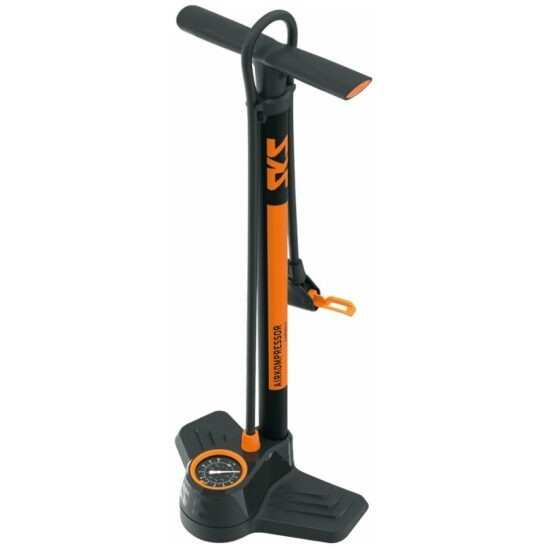 Sks Pomp voet Airkompressor Compact 10.0 oranje/zwart 11660 Zwart