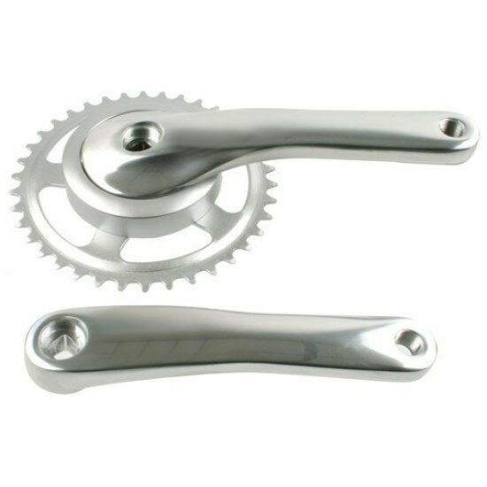 Gazelle Crankset 38T 170mm spieloos Gaz alu-polish 371315300 ZILVER