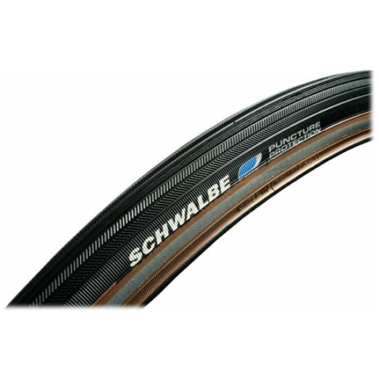 Schwalbe Buitenband 27x1 1/4 32-630 HS172 lever/zwart m/refl Zwart / Lever