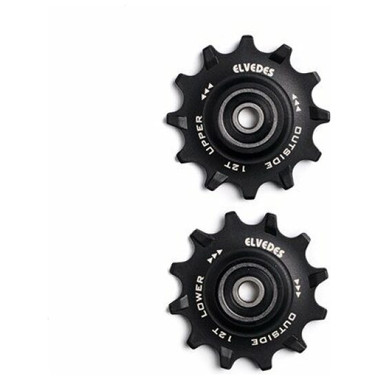 Elvedes A.Derailleurwiel 12T Elv Sram 11Vx1 Zwart