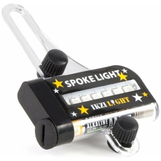 Ikzi Spaakversiering spaakverlichting 7 Led, 30 patronen batterij 1490730 Zwart