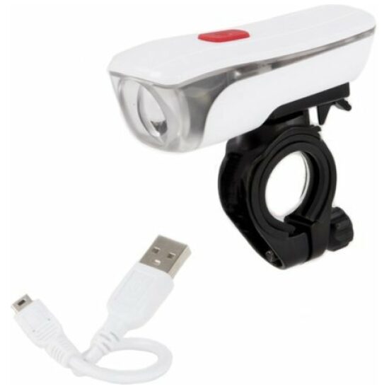 Ikzi Koplamp accu Goodnight Ahead USB wit 0.5W Zwart Met Wit