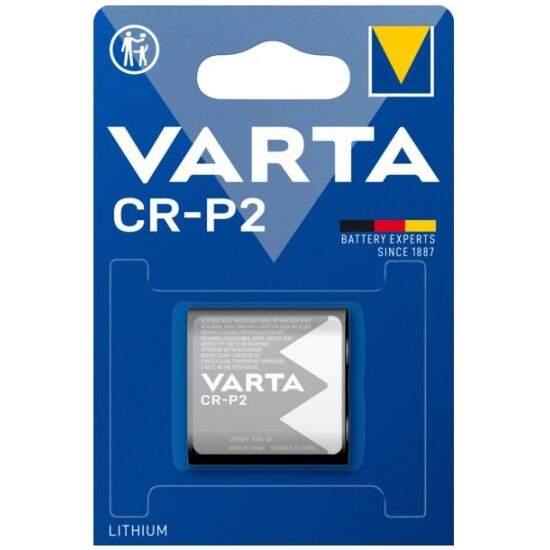 Varta Batterij 6V CR-P2 Lithium Auto-D/foto 6204 Grijs