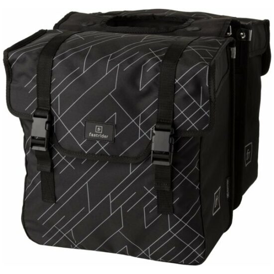 Fastrider Tas Dubbel FR Dex/print 36ltr 34x35x15 20110101-000 Zwart - Afbeelding 6