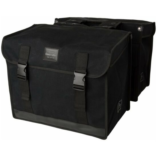 Fastrider Tas dubbel FR 37 canvas 65.5ltr 34x42x23cm (2x) 20111300-000 Zwart - Afbeelding 6