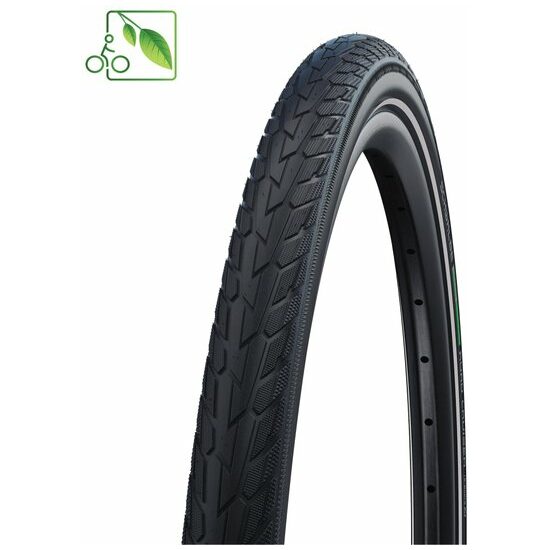 Schwalbe Buitenband 26x1.75 Schw RoadCruiser HS484 KGuard m/refl Zwart - Afbeelding 3