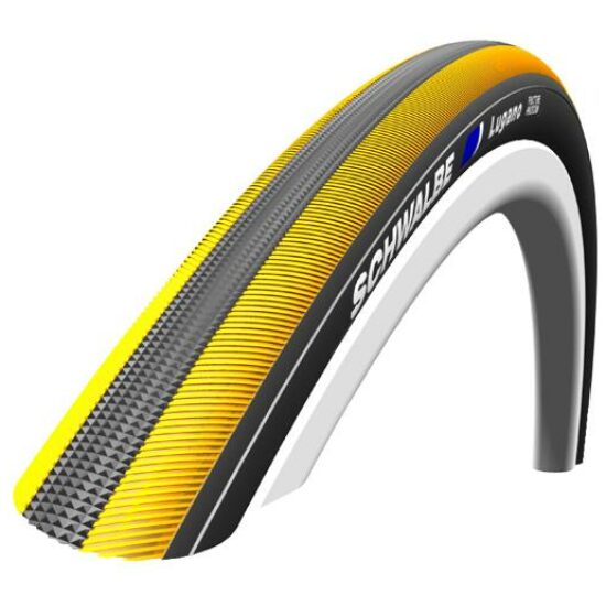 Schwalbe BUB 28X1 SC 23-622 LUGANO PP GE ZWART / GEEL