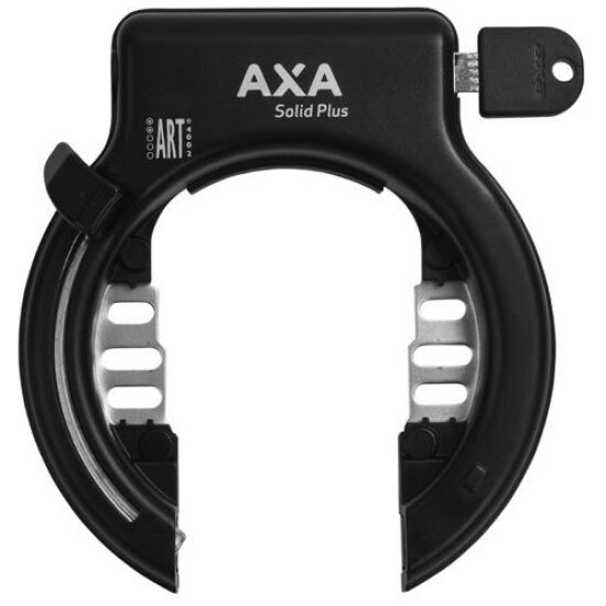 Axa ringslot solid plus Zwart