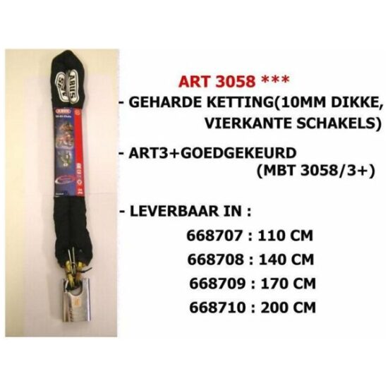 Abus 34CS55 10KS/170 / CHAIN B ZWART