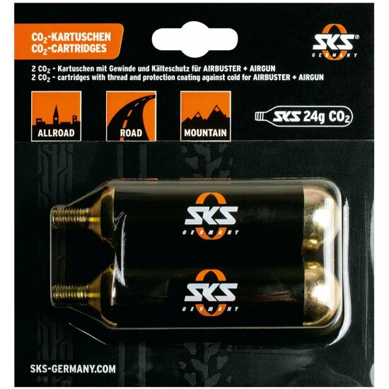 Sks Pomp-patroon CO2 Airgun 24gr (2x) m/schroefdr inh.13l 11214