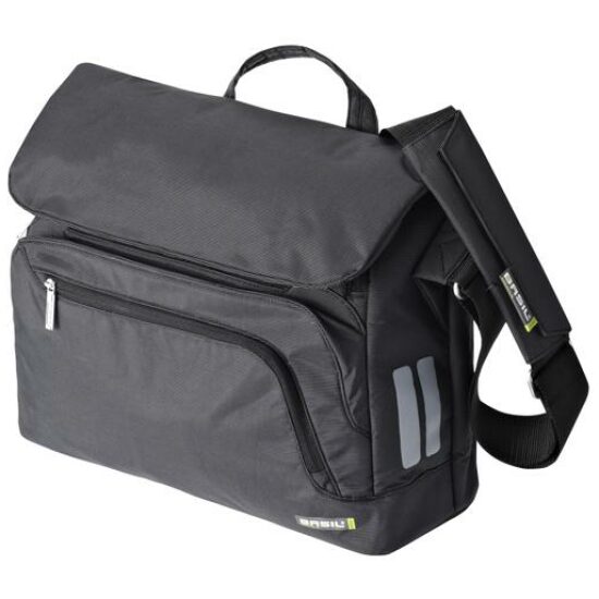 Basil TAS BAS SELECT MESSENGER DONKER 16L Grijs