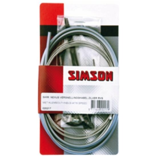 Simson Kabelset Versn. Shim Nexus 4/7/8V / rvs binnenkabel 07 Zilver