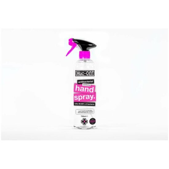 Muc Off Handspray antibacterieel Muc-off 750ml 80% alcohol Transp