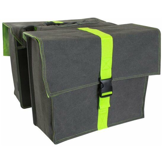 Fastrider Tas dubbel FR Melange Fluo green/grey 34.5ltr 37x31x15 0913 Grijs - Afbeelding 5