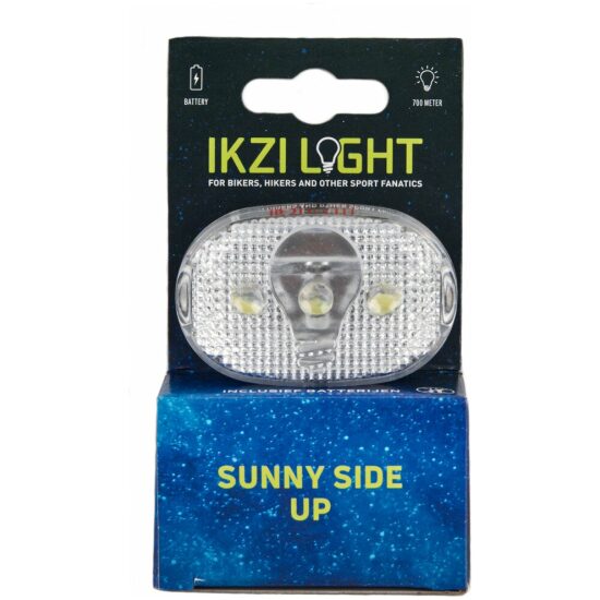 Ikzi Koplamp batt 3led Sunny Side Up white light 1420325 Wit