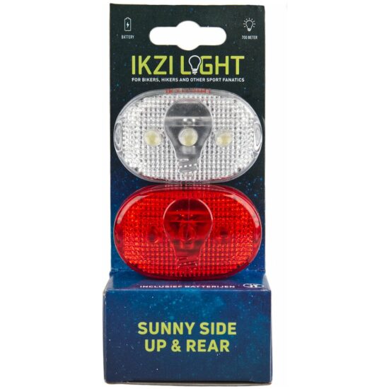 Ikzi Lampset batt 3led Sunnu Side Up& Rear voor/achter (incl.) Rood - Afbeelding 2