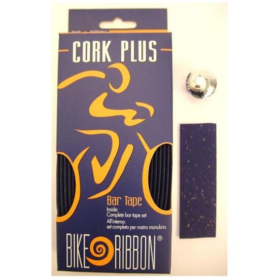 Bike Ribbon STUURLINT CORK PLUS D/BLAUW DONKER BLAUW