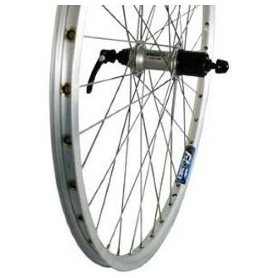 Ryde/shimano A.Wiel 28 hybr cass.8V/9V uitval Zac19/Deore alu-matzilver ZILVER