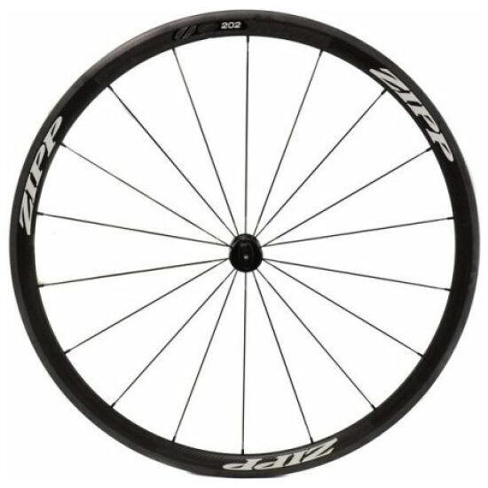 Zipp Wiel v 202 tubular 18 spk classic white Zwart