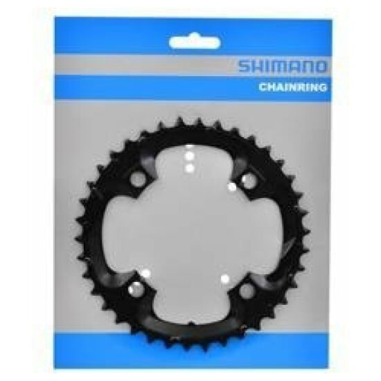 Shimano 7/8v Kettingblad 38T/104 Shim 7/8V FC-M361 Acera Y1KN98040 BLACK