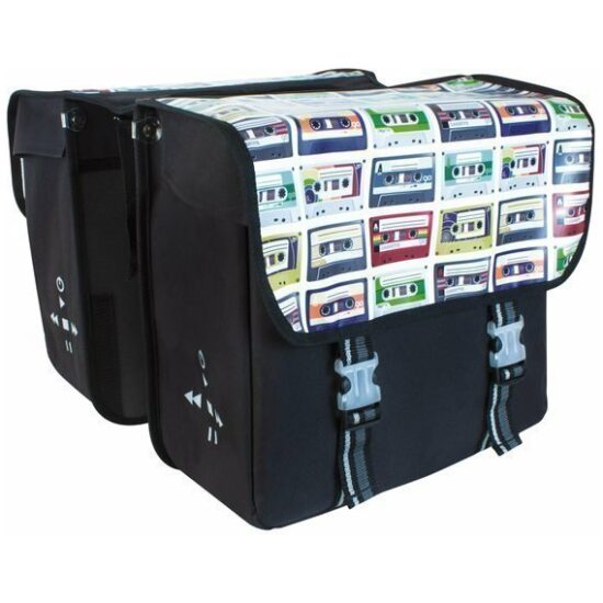 Fast Rider Tas dubb FR 201301 Hifi Cassette zwart inh.33ltr 31.5x34.5x15cm - Afbeelding 4