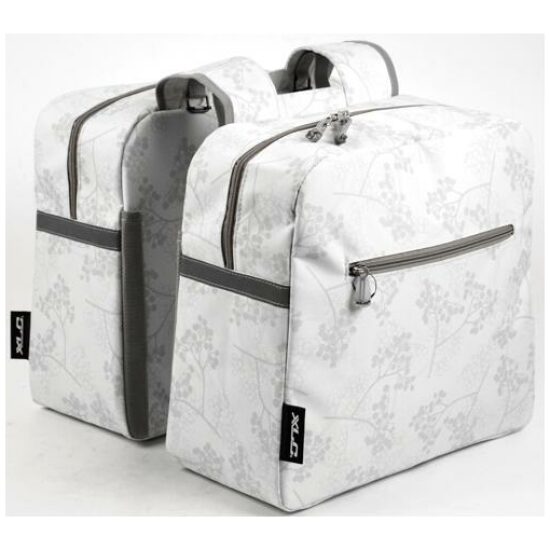 Xlc TAS SHOPPER DUBBEL BERRY WHITE WIT