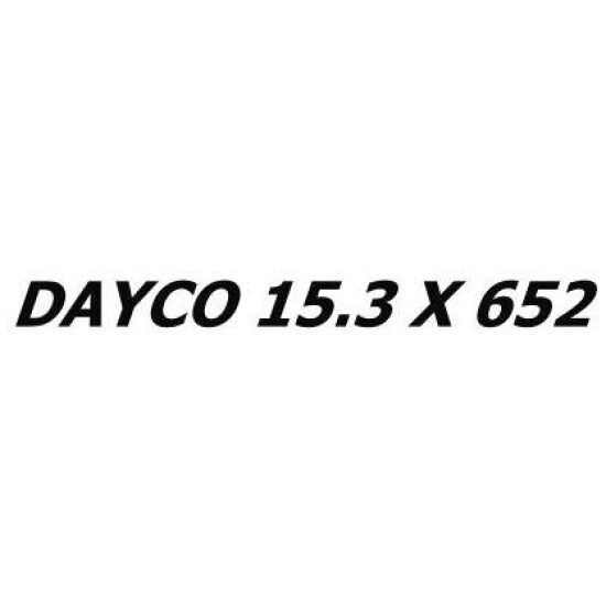 Dayco V-snaar 15.3x652LE Peug.Rapido Honda Vision, Kymco 7171