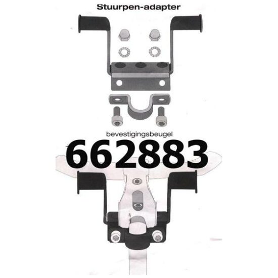 Gmg DUOD STUURPENADAPTERSET ZWART 670