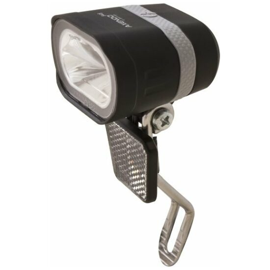 Spanninga Koplamp dyn led Spann Axendo XDAS 40lux auto/I/O safe-stop Zwart