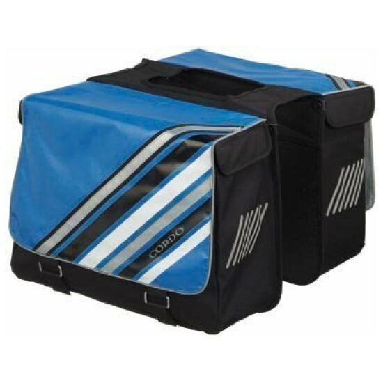 Cordo Tas dubbel blues zwart-blauw Blauw