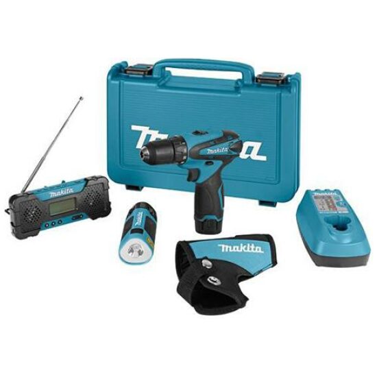 Makita GRS SCHROEFBOORMACHINE + RADIO + LAMP