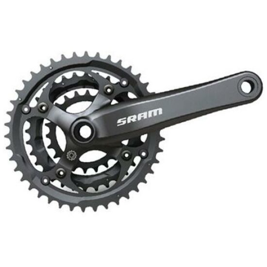 Sram CRANKSTEL S650 8/9V 175 28/38/48 +1MM ZWART