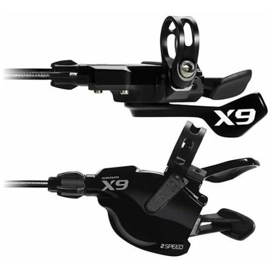 Sram VERSTELLERSET X9 TRIGGER 10V 2X10 GREY GRIJS